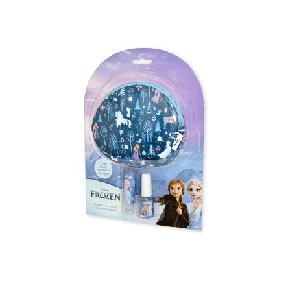 FROZEN SET ESMALTE+LABIAL+PORTACOS.