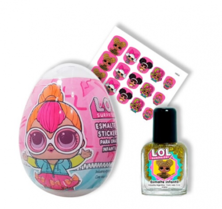 LOL - HUEVO CON ESMALTE + STICKERS
