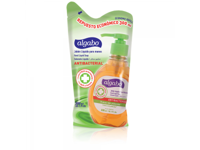 ALGABO JABON LIQUIDO ANTIBACTERIAL x 300