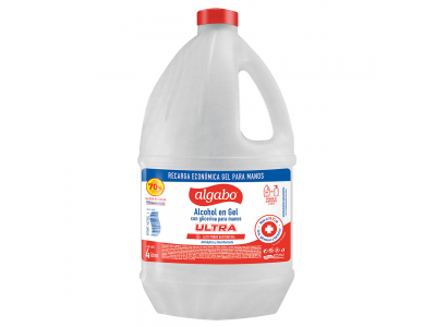 ALCOHOL  EN GEL ULTRA BIDON MANOS 4LT