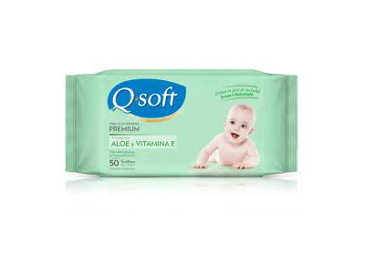 Q - SOFT BABY ALOE/VIT E FLOW x 50