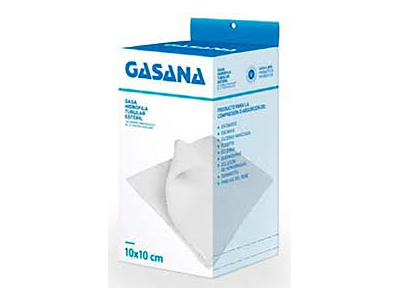 GASANA GASA ESTERIL X 100  10x10 DISPLAY