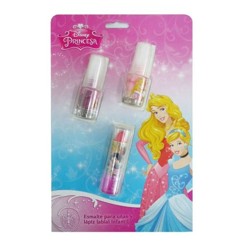 Set princesas de esmaltes y labial