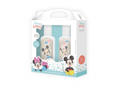 SET DE BAÑO PARA BEBES MICKEY- MINNI