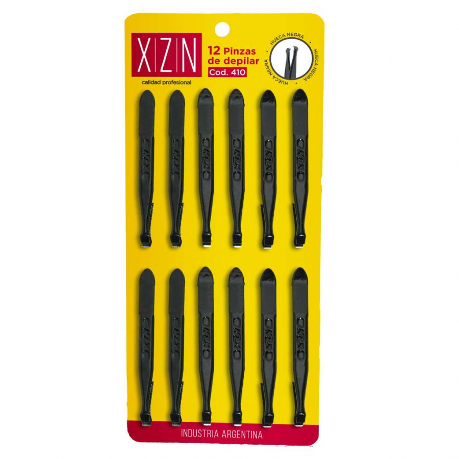 PINZAS DEPILATORIAS HUECAS NEGRAS 410